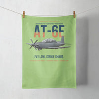 Thumbnail for AT-6E Wolverine Light Attack design on light green towel