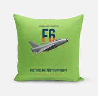Thumbnail for English Electric Lightning F6 design on light green pillow