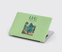 Thumbnail for Lugano Airport (LUG) design on light green MacBook case