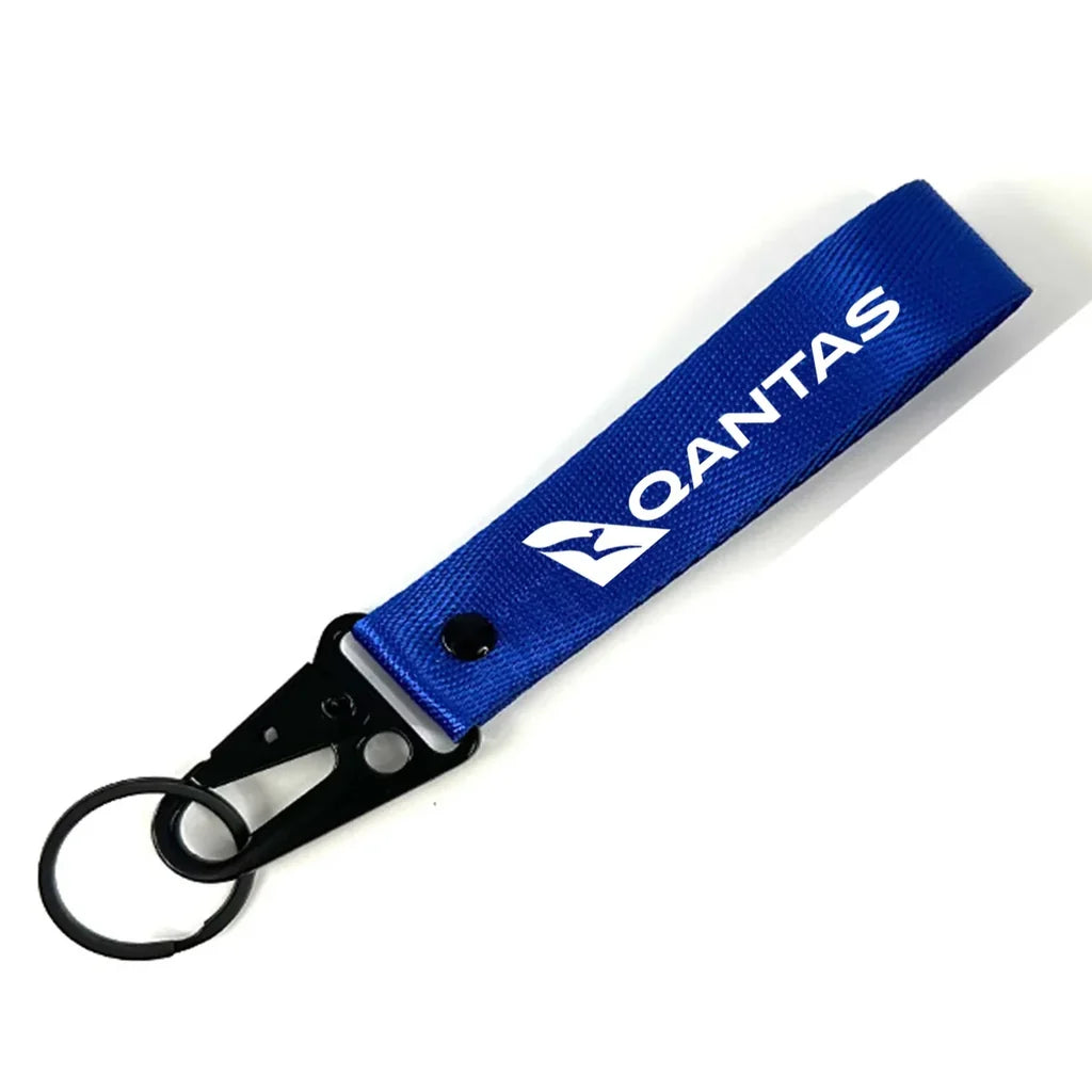Qantas Airways Airlines Hawk-shaped key chain, Blue+NO NAME