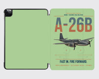 Thumbnail for A-26B Invader design on light green ipad tablet case