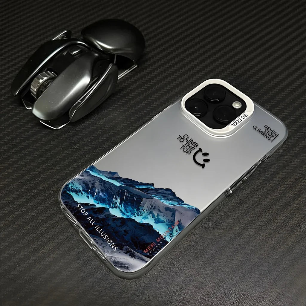 Aurora Snow Mountain Snow Mountain iPhone Case - view 4