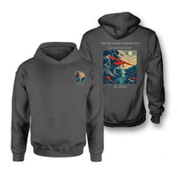 Thumbnail for VINTAGE G4148 - The Thunderstorm Detour - Double-Side Hoodie design on darkgray double side