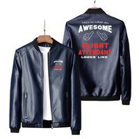 Thumbnail for Flight Attendant Leather Jacket - view 4