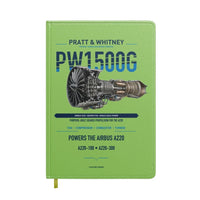 Thumbnail for PW1500G design on light green notebook
