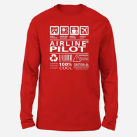 Thumbnail for Airline Pilot Label T-Shirt - view 4
