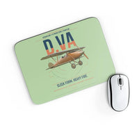 Thumbnail for Albatros D.Va design on light green rectangle mouse pad