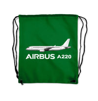 Thumbnail for Airbus A220 Drawstring Bag - view 4