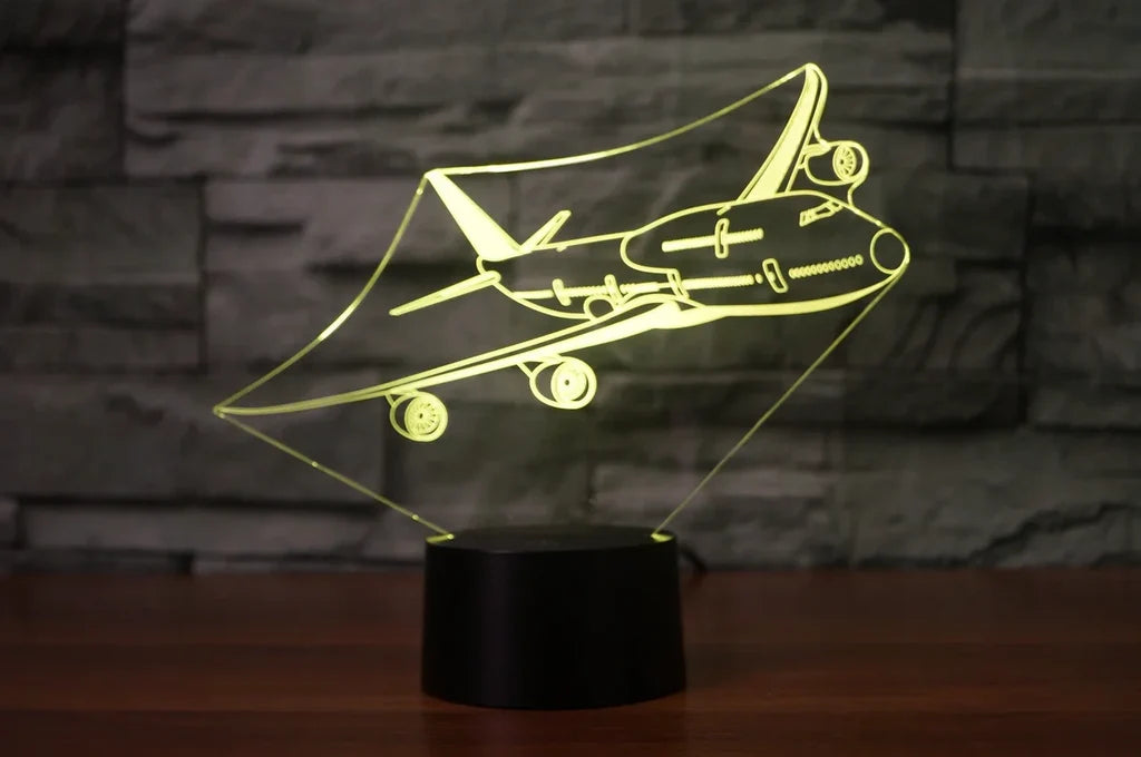 Customisable Boeing 747 3D Lamp - view 5