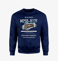 Thumbnail for M250-B17F design on navy blue sweatshirt