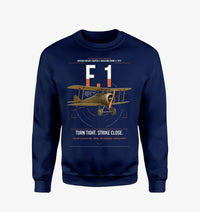 Thumbnail for Sopwith Camel F.1 design on navy blue sweatshirt