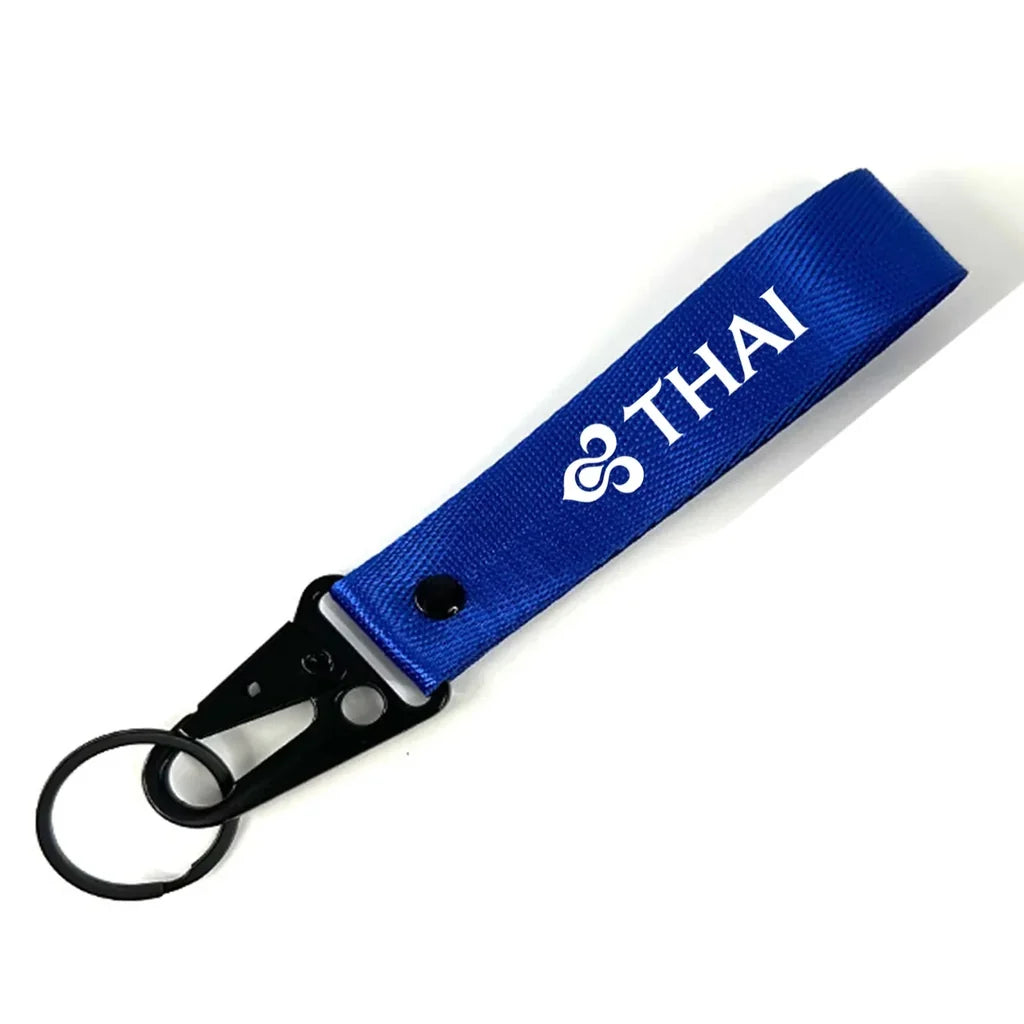 Thai Airways Hawk-shaped key chain, Blue+NO NAME