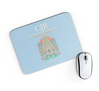 Thumbnail for Coimbatore International Airport CJB Mouse-Pad Rectangle - Light Blue