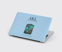 Thumbnail for Auckland Airport (AKL) design on light blue MacBook case