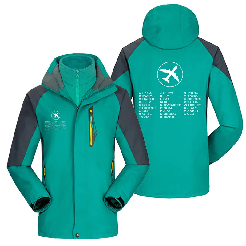 Aviation Alphabet Ski Jacket - view 4
