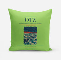 Thumbnail for Ralph Wien Memorial Airport (OTZ) design on light green pillow