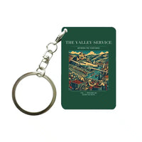 Thumbnail for VINTAGE G4110 - The Valley Service - Designed Key Chain design on darkgreen