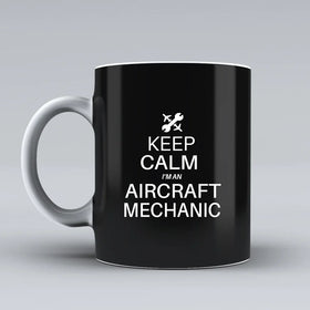 Aircraft Mechanic Ceramic White Mugs