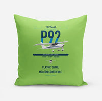 Thumbnail for Tecnam P92 Echo MkII design on light green pillow