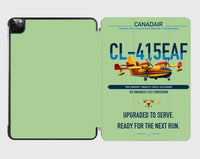Thumbnail for Canadair CL-415EAF design on light green ipad tablet case