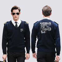 Thumbnail for Customisable Airbus A350 Sweater - view 4