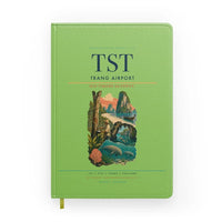 Thumbnail for Trang Airport (TST) design on light green notebook