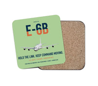 Thumbnail for E-6B Mercury design on light green 1 piece coaster