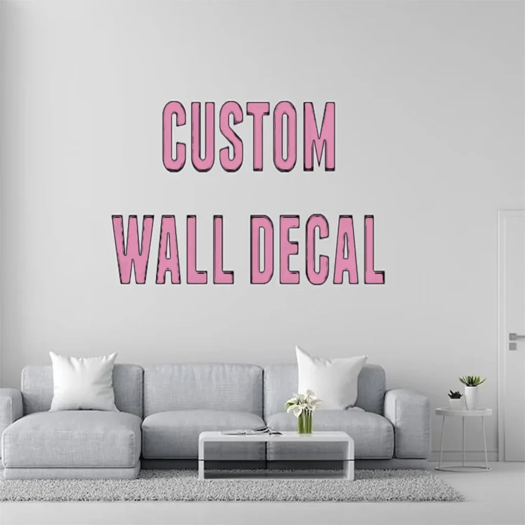 Customisable YOUR CUSTOM DESIGN & IMAGE Wall Sticker - view 4