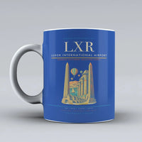 Thumbnail for International Airport LXR Mug design on blue luxor