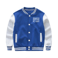Thumbnail for Remove Before Flight Baseball Jacket - view 5