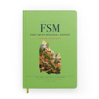 Thumbnail for Fort Smith Regional Airport (FSM) design on light green notebook