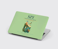 Thumbnail for Olsztyn-Mazury Airport (SZY) design on light green MacBook case