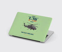 Thumbnail for Sikorsky S-70i FIREHAWK design on light green MacBook case