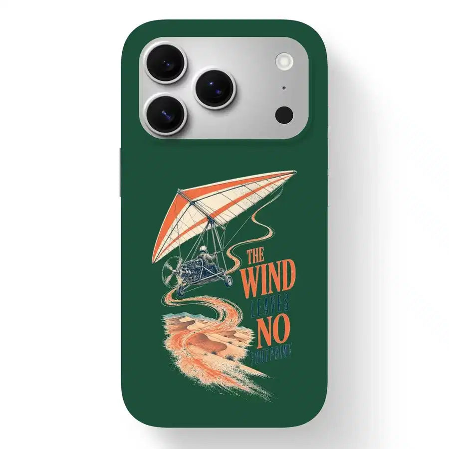 SIGNAL 648 - The Wind Leaves No Footprint - MagSafe iPhone 17 Pro design on dark green magsafe iphone 17 pro