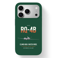 Thumbnail for RQ-4B Global Hawk design on dark green magsafe iphone case, for iPhone 17 Pro