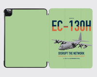 Thumbnail for EC-130H Compass Call design on light green ipad tablet case