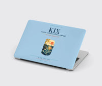 Thumbnail for Osaka Kansai International Airport (KIX) design on light blue MacBook case