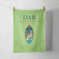 Thumbnail for Julius Nyerere International Airport (DAR) design on light green towel