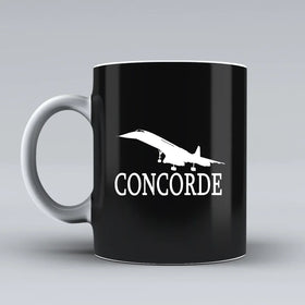 Concorde Ceramic White Mugs