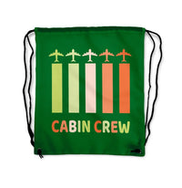 Thumbnail for Colourful Cabin Crew Drawstring Bag - view 4