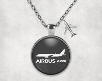 Thumbnail for Airbus A220 Necklace - view 4