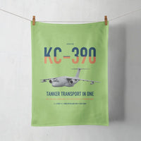 Thumbnail for Embraer KC-390 Millennium design on light green towel