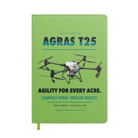 Thumbnail for DJI Agras T25 design on light green notebook