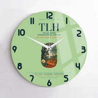 Thumbnail for Tallahassee International Airport (TLH) design on light green no frame wall clock
