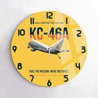 Thumbnail for KC-46A PEGASUS design on yellow no frame wall clock