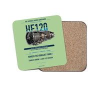 Thumbnail for HF120 design on light green 1 piece coaster