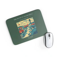 Thumbnail for VINTAGE G4461 - The Runway Foam Drill - Designed Mouse Pads design on darkgreen rectangle