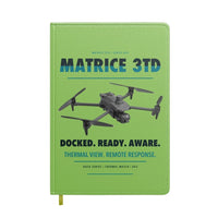 Thumbnail for DJI Matrice 3TD design on light green notebook