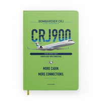 Thumbnail for Bombardier CRJ900 design on light green notebook