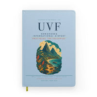 Thumbnail for Hewanorra International Airport (UVF) design on light blue notebook
